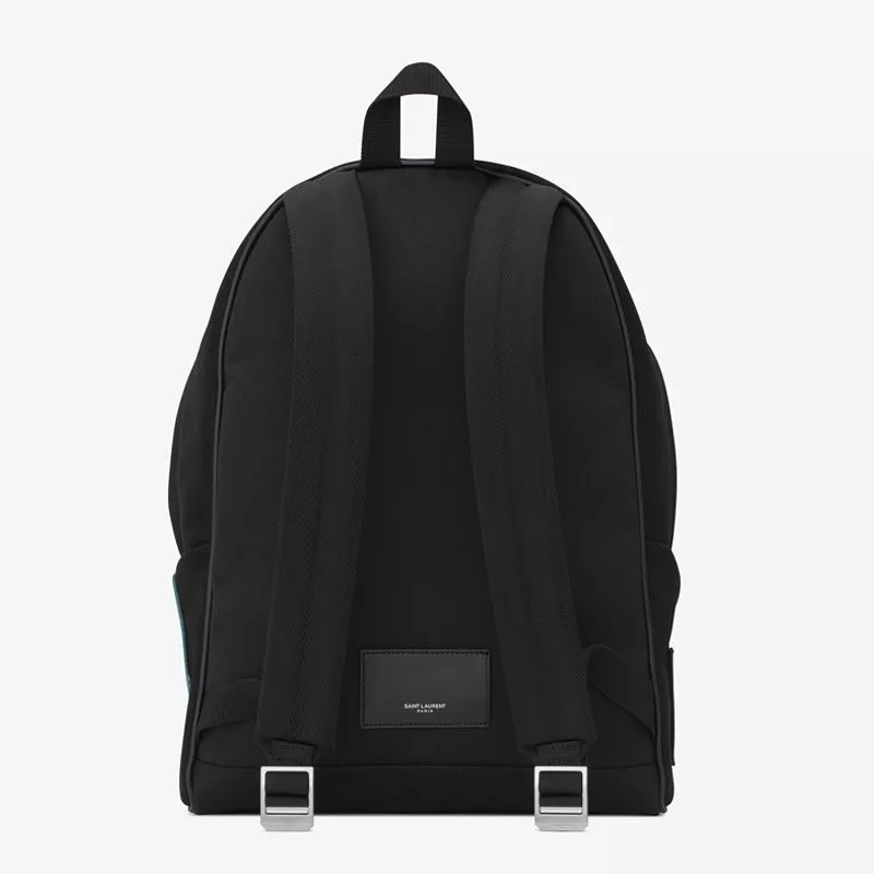 Cheap Saint Laurent City Backpack In Logo Signature Canvas Black 0112