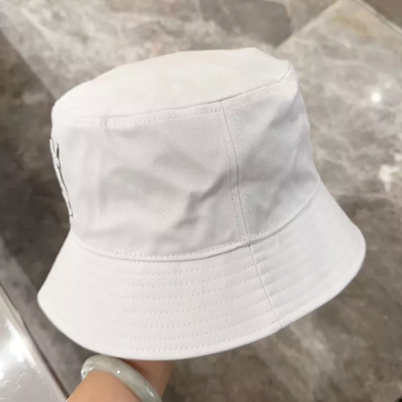 Cheap Saint Laurent x New Era Cassandre Bucket Hat In Canvas White 0116