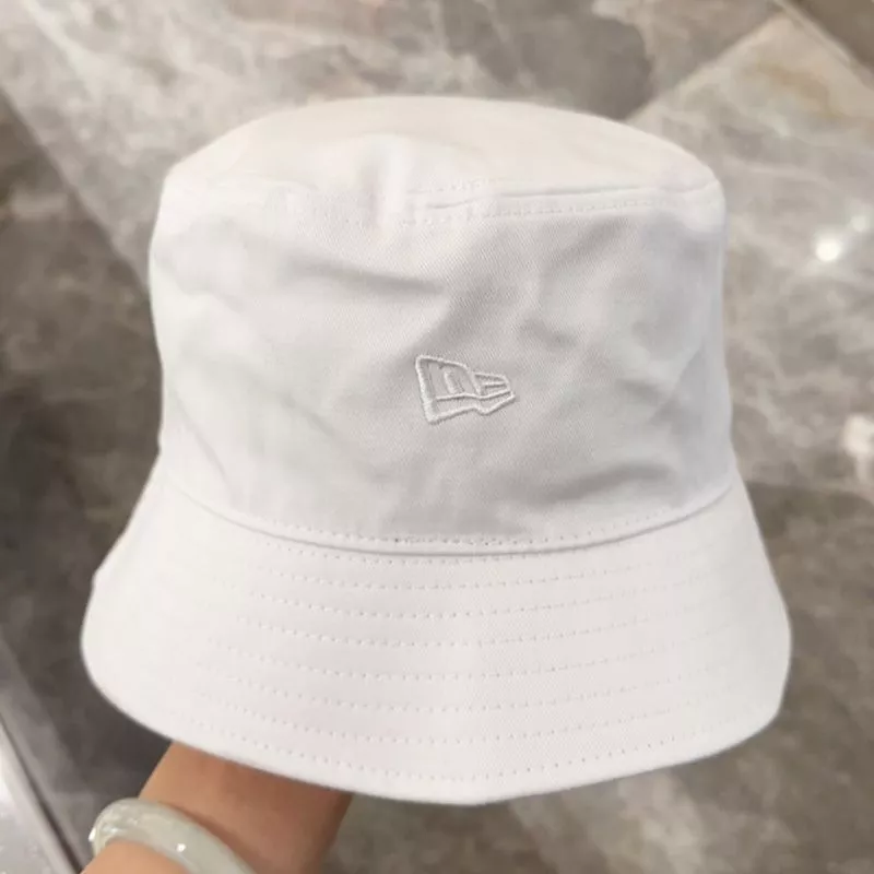 Cheap Saint Laurent x New Era Cassandre Bucket Hat In Canvas White 0118